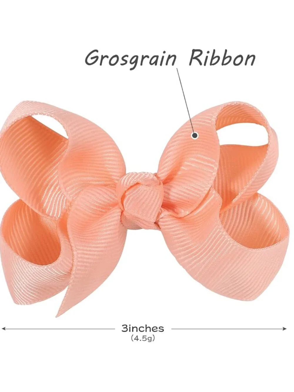 70 Pieces Hair Bows for Girls 3 Inch Grosgrain Ribbon Toddler Hair Accessories w